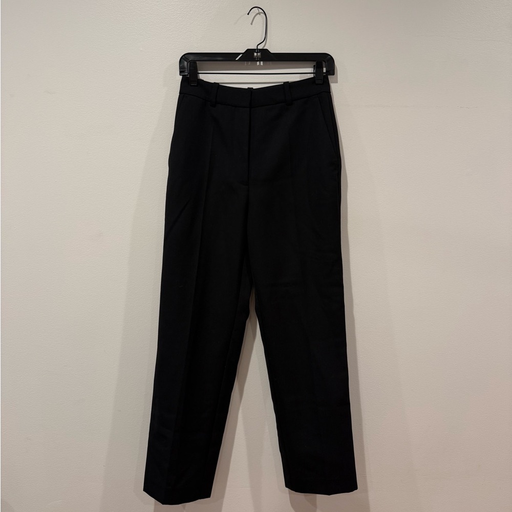Anine Bing black cropped trousers